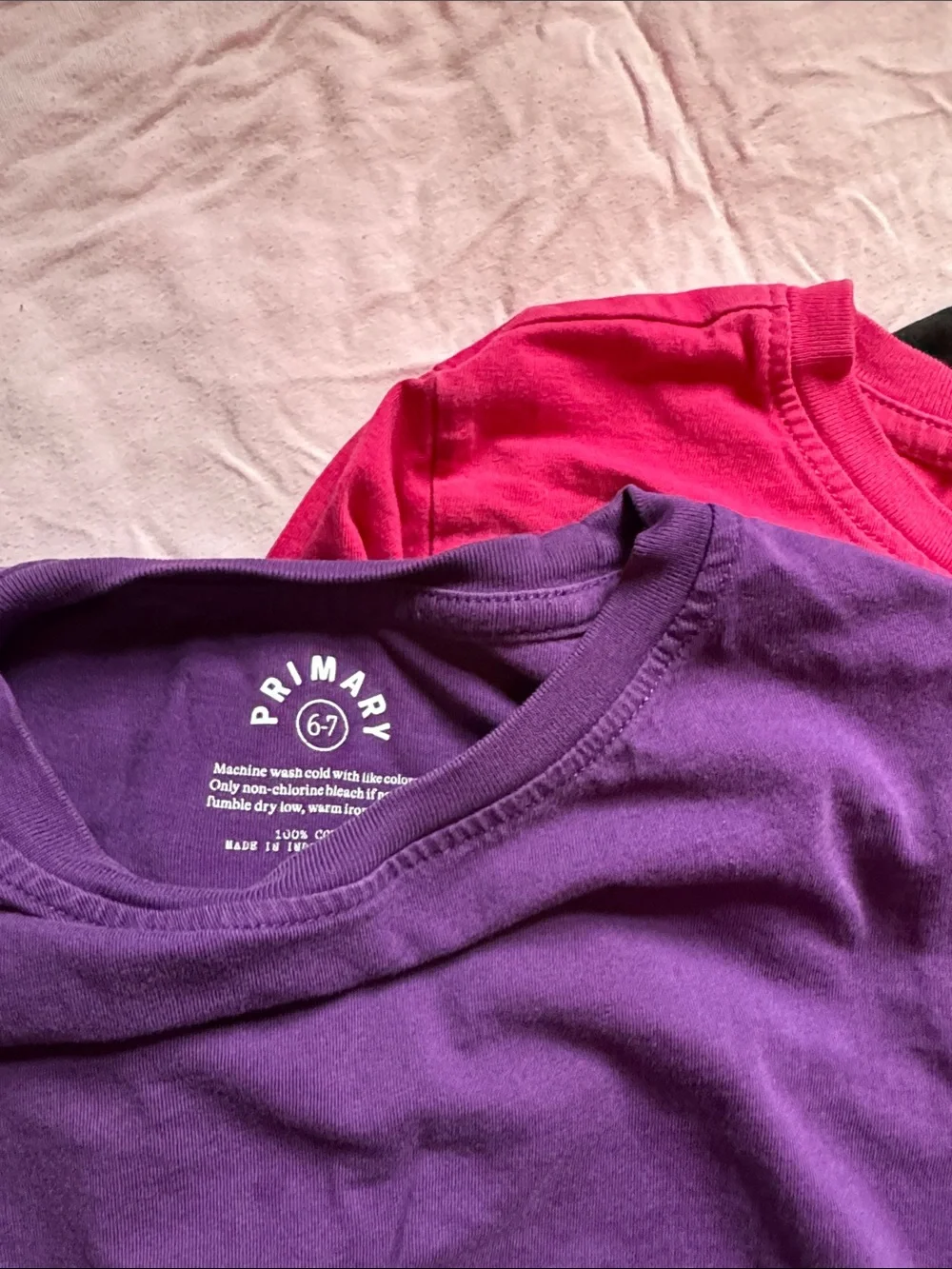 Lot of 13 Primary Kids Long Sleeve Shirts 6/7 - Picture 2 of 5